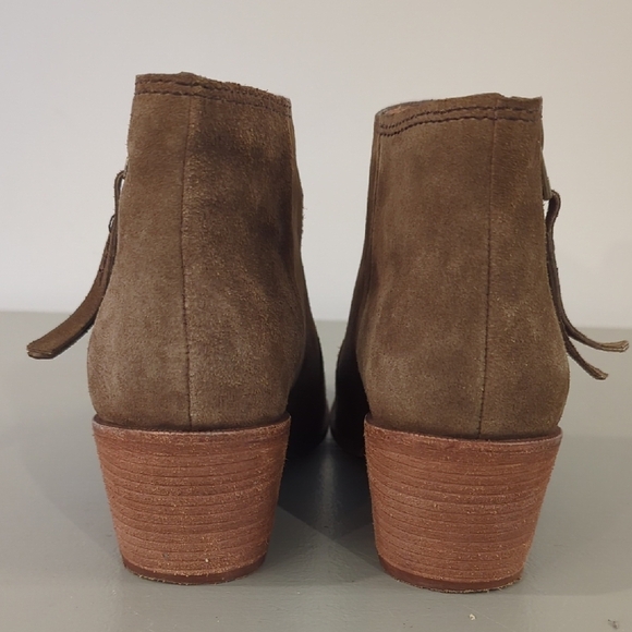 Madewell Janice Boots Brown Suede Ankle Bootie size 9 - Picture 7 of 10
